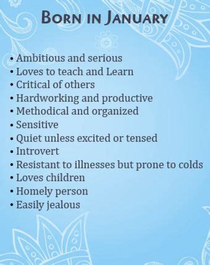 Uncover The Extraordinary Traits: 8th January Birthday Personality Revealed