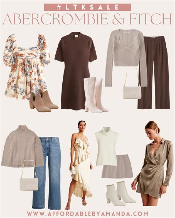 I'm 5'2" and 165 lbs - I went fall shopping at Abercrombie, I love a cute dress I imagine wearing to an apple orchard