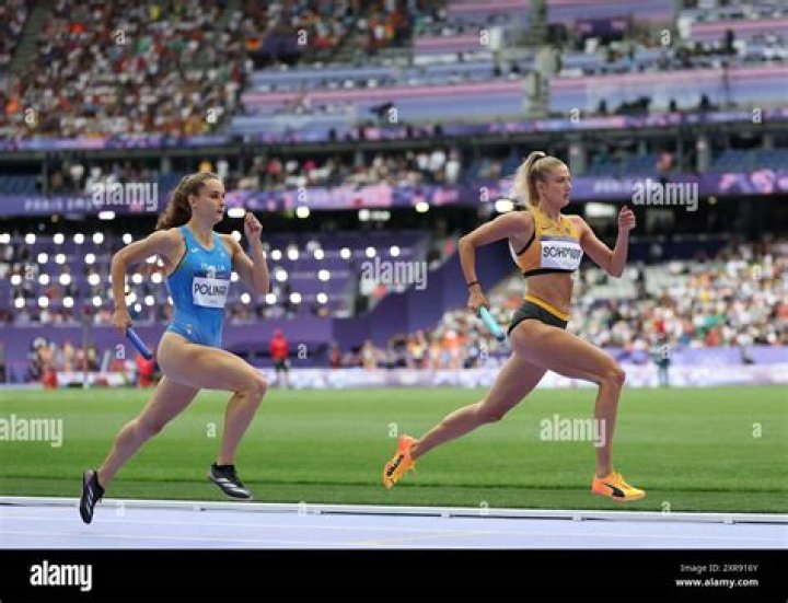 World's sexiest athlete Alica Schmidt competes in first World Championships but suffers heartbreak in 4x400m relay