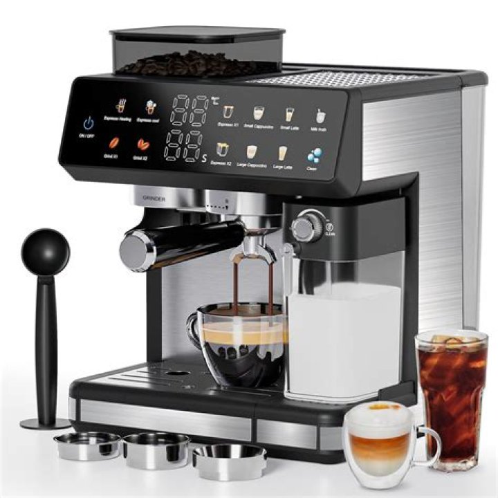 Elite All-In-One Coffee Machine With Premium Grinder