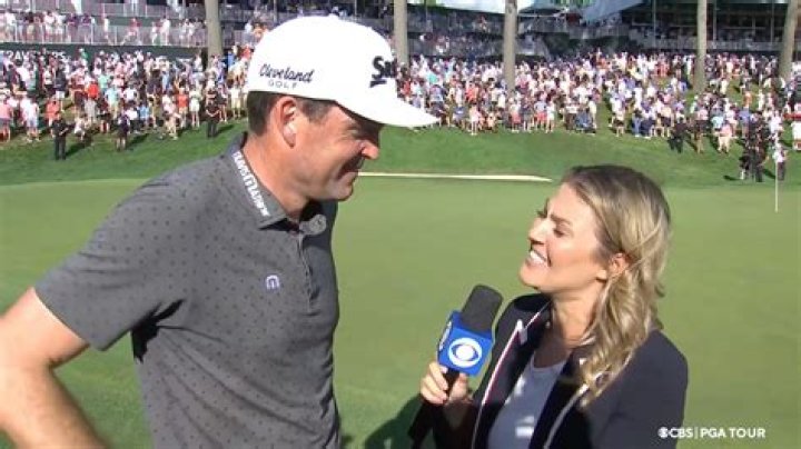 CBS sports reporter Amanda Balionis Renner caught in TV row with fans after Keegan Bradley interview