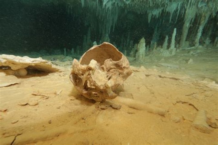 Ancient Skeleton of Woman Who May Have Been Bludgeoned to Death Discovered in Submerged Mexico Cave