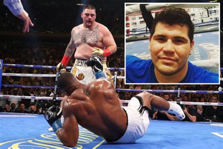 Anthony Joshua sparring Mexican Elvis Garcia and learning to stay composed after landing big shots for Ruiz Jr – The US Sun