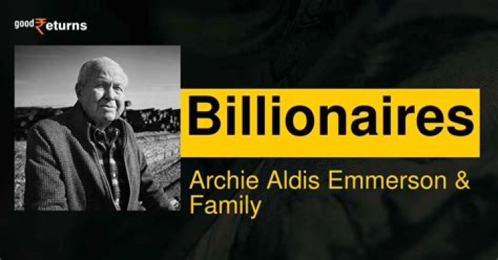 Archie Aldis Emmerson Net Worth, Income, Salary, Earnings, Biography, How much money make?