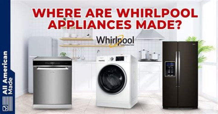 Are Whirlpool appliances made in Canada?