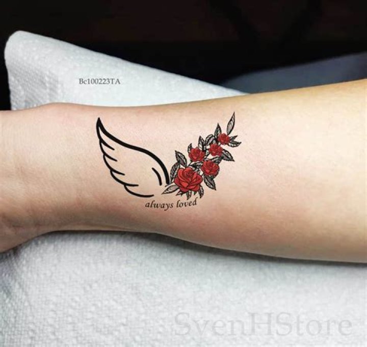 I asked for a cute angel wings tattoo but was horrified by what I got - it was a mess