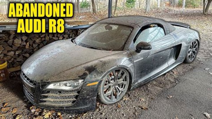 Audi R8 supercar left abandoned & ‘rotting’ for five years before stunning restoration