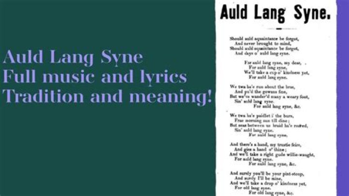 You’ve been singing Auld Lang Syne wrong – here are the lyrics for the New Year’s Eve classic