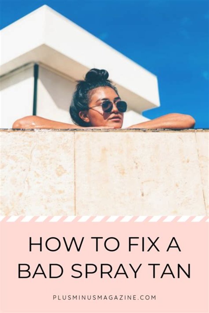 When Good Spray Tans Go Bad: A Look At Bad Spray Tan Photos