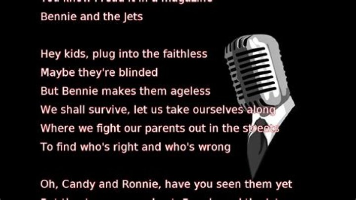 Bennie and the Jets Lyrics: Decoding Elton's Hit