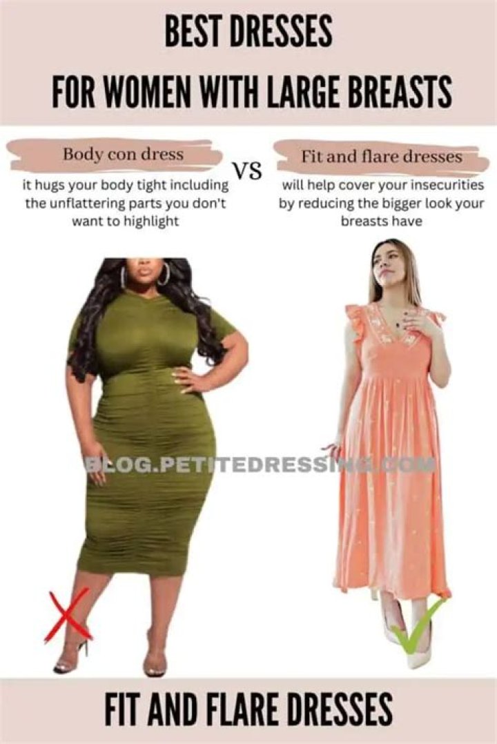 I'm a fashion guru & if you have big boobs, there’s one type of dress you should avoid - it’ll only make you look bigger