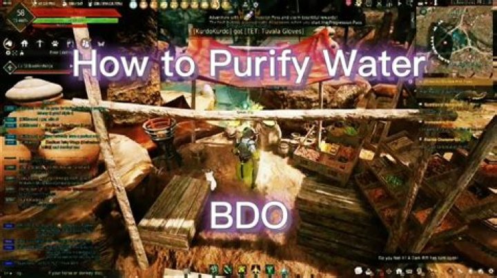 Quick Answer: Black Desert How To Make Purified Water