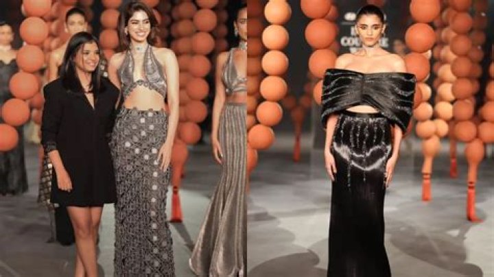 Bollywood star Ananya Panday stuns in Rimzim Dadu showstopper as she graces catwalk for India Couture Week