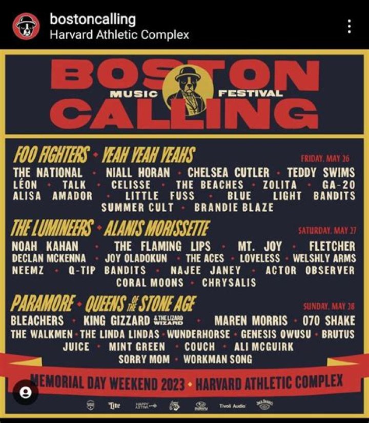 Boston Calling Announces Its 2024 Lineup