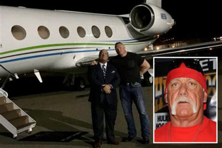 Brock Lesnar rescues Hulk Hogan with offer of ride on private jet after legend forced into terrifying emergency landing – The US Sun