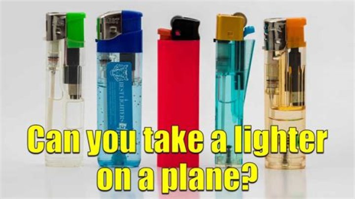 Can I Take A Bic Lighter On An Airplane