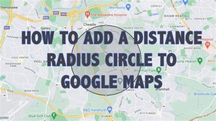 Can You Draw A Radius On Google Earth