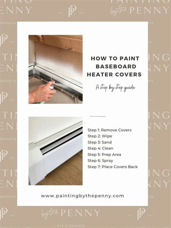 Can you paint a baseboard heater?