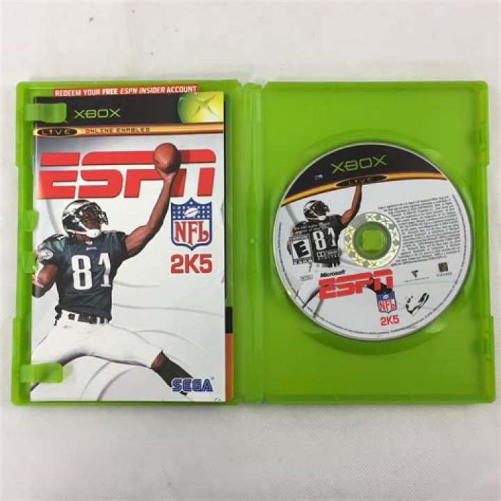 Can you play ESPN NFL 2k5 Xbox 360?