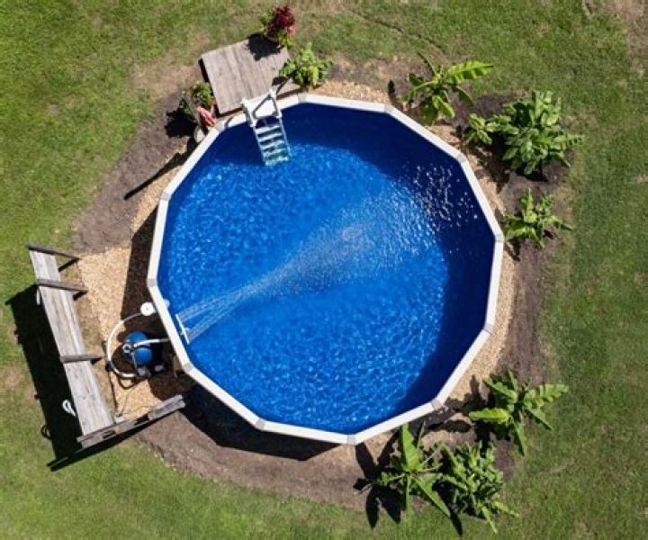 Can you use pea gravel under an above ground pool?
