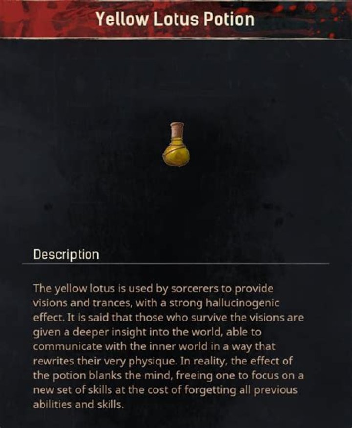 Can't Craft Yellow Lotus Conan