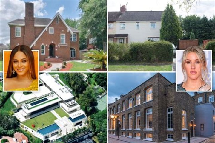 How celebs’ mega mansions compare to their humble childhood homes, from Beyoncé to Ellie Goulding
