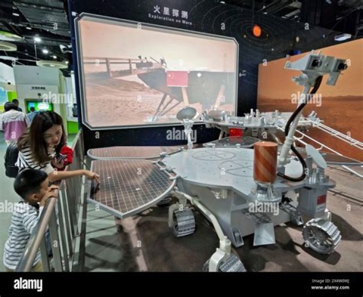 China’s Zhurong Mars rover visits own parachute