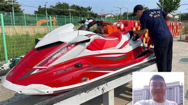 Chinese dissident flees to South Korea on JET SKI riding 250 miles across open sea with just binoculars and a compass