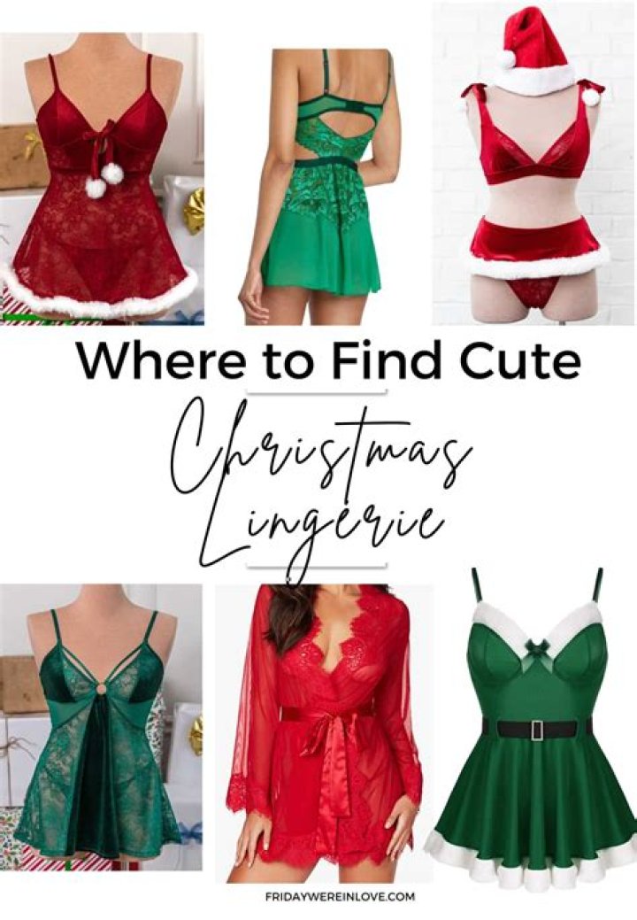 Christmas lingerie that would make Santa blush - shop a $5 5-piece set plus Hailey Bieber's naughty teddy