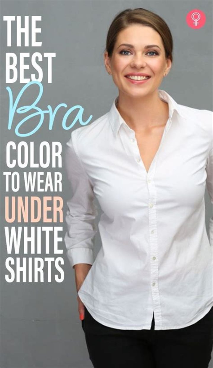 I'm a trained bra fitting expert - the best colors to wear under a white shirt (and it's not just nude that's invisible)