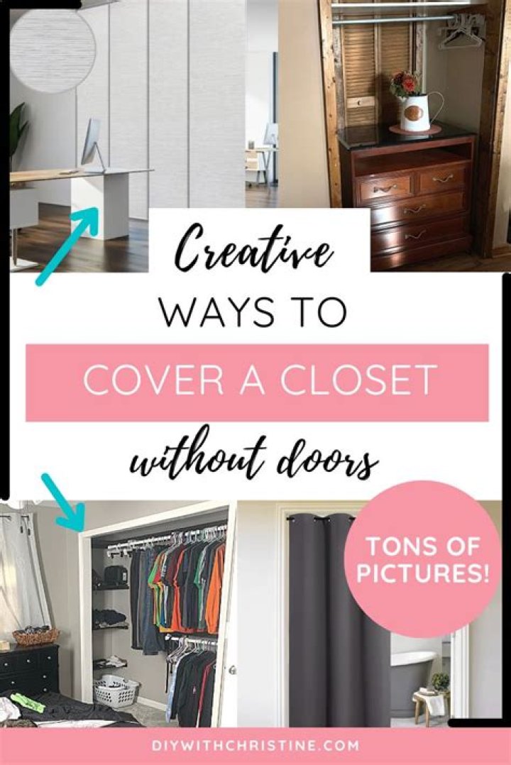 Creative Ways How To Cover A Closet Without Doors