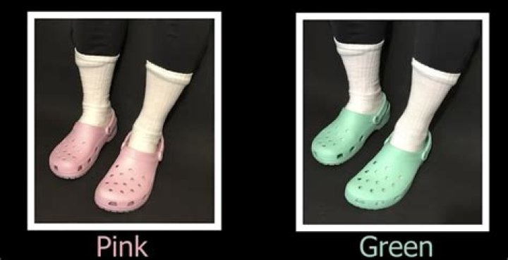 Optical illusion of 'Crocs and socks' reignites years-long debate - what color do YOU see?