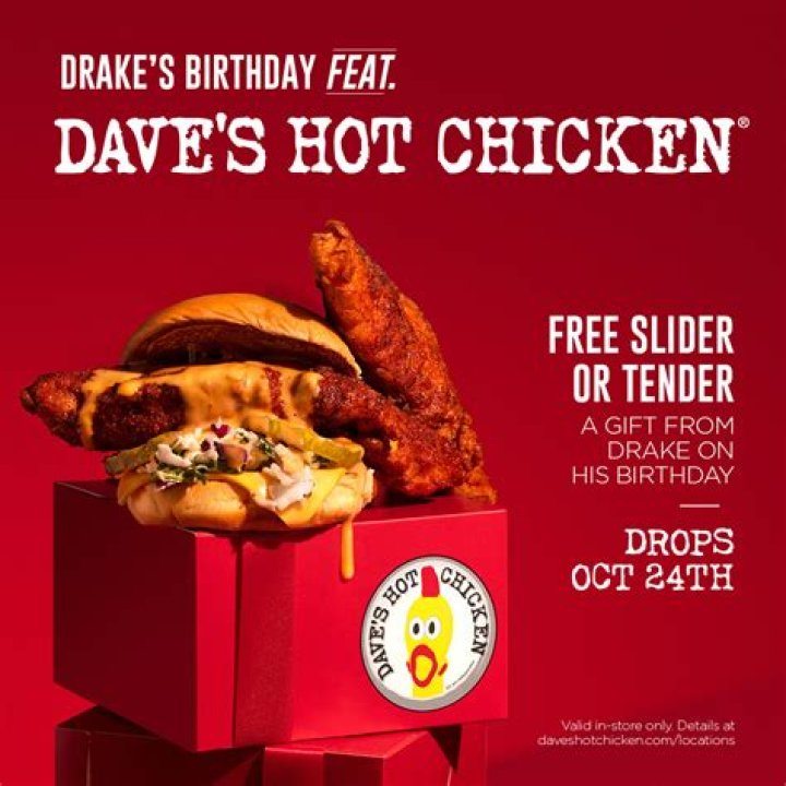 Celebrating Dave's Hot Chicken: Drake's Birthday Bash