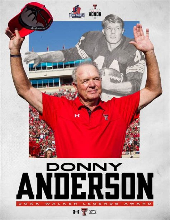 Unraveling The Legacy Of Donny Anderson In Texas Tech Football