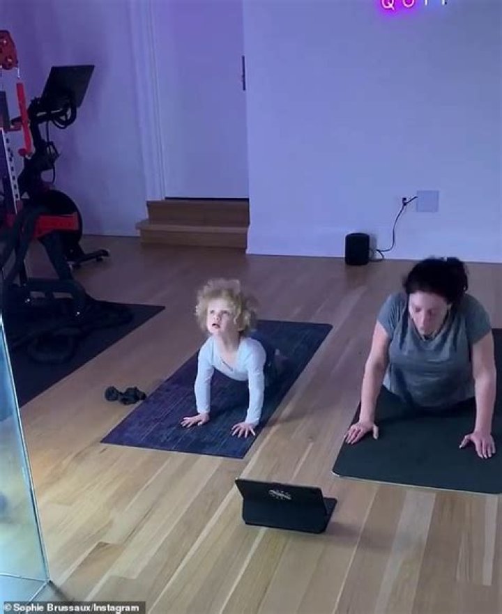 Drake’s Son Adonis Does Yoga With Mom Sophie Brussaux: Video