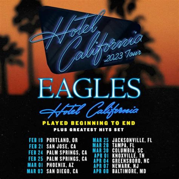The Eagles Hotel California tour: Where are they playing and how can I buy tickets?