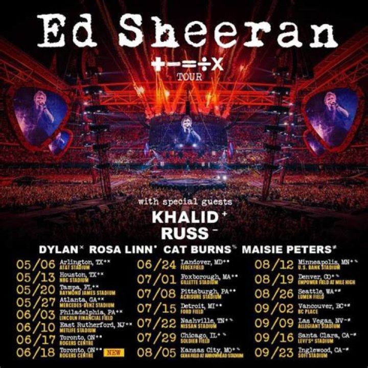 Witness Ed Sheeran's Electrifying Performance In Austin, Texas