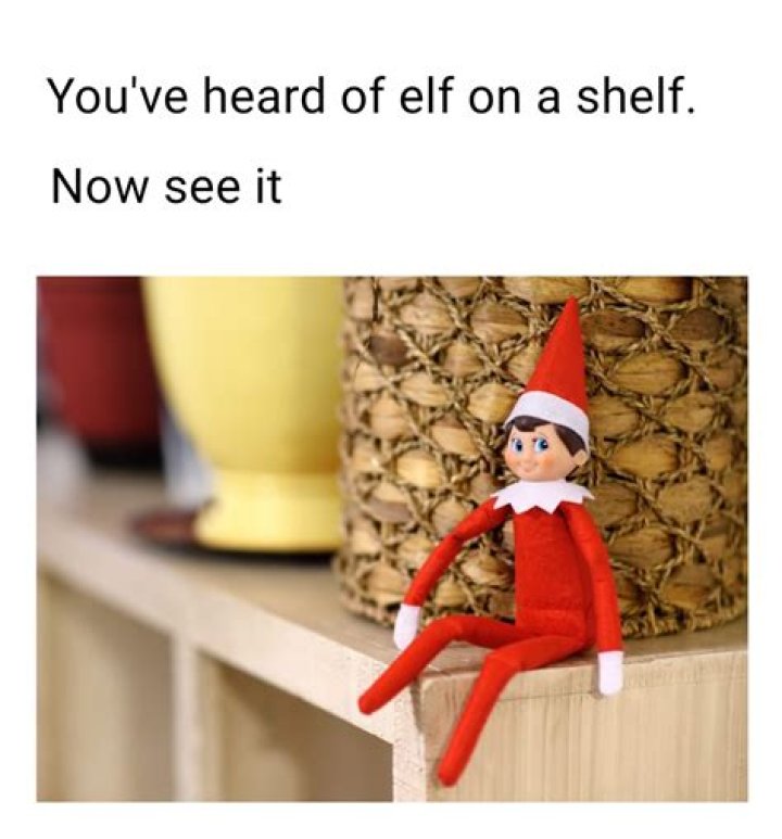 What is the Elf on the Shelf meme celebrity challenge?