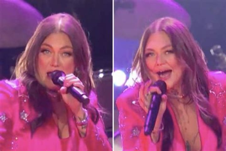 Elle King sparks concern as she 'drunkenly' stumbles through ‘cringe’ live NYE performance as fans say she’s ‘wasted’
