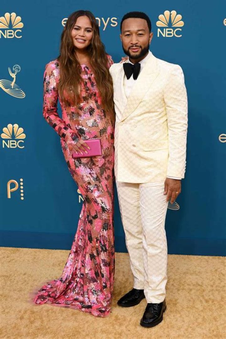 Emmys 2022: Pregnant Chrissy Teigen Shows Off Her Baby Bump