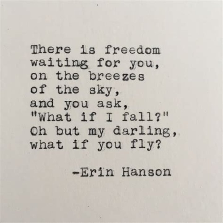 Erin Hanson What If I Fall Poem