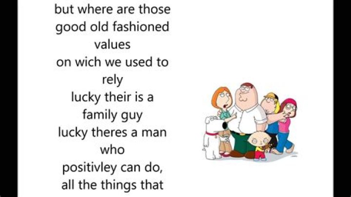 Unraveling The Charm Of Family Guy Opening Lyrics