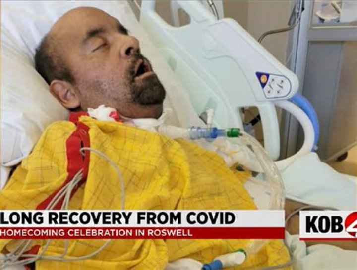 Father of 7 returns home after spending 549 days in 9 different medical facilities battling Covid-19