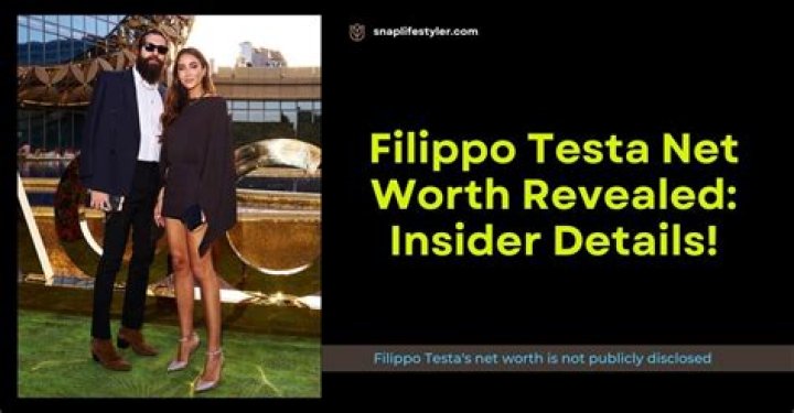 Unveiling The Wealth Of Filippo Testa: A Deep Dive Into His Net Worth