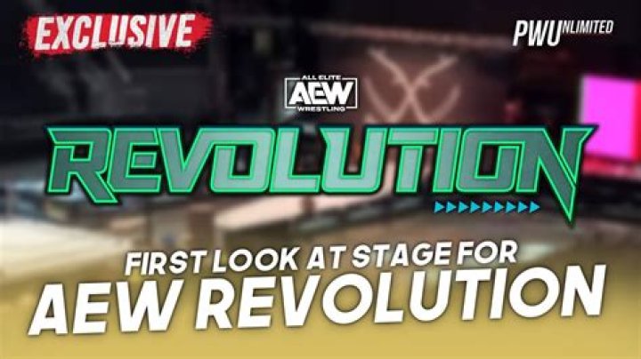 First Look At AEW Revolution Stage