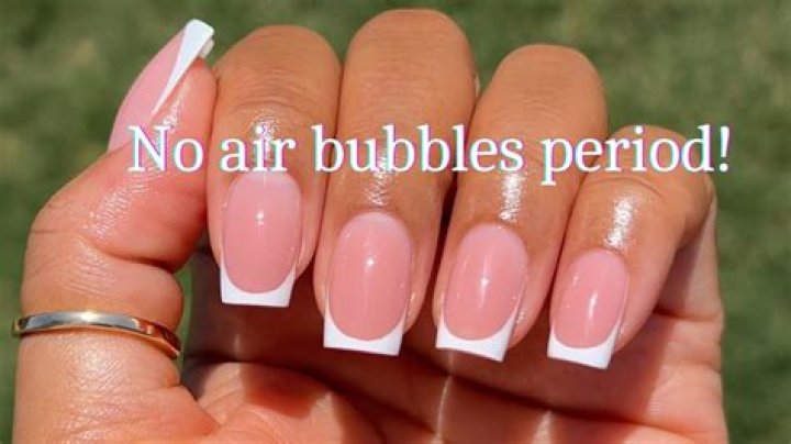 I wanted cute pink French nails… the air bubbles in the design were just the start of what went wrong