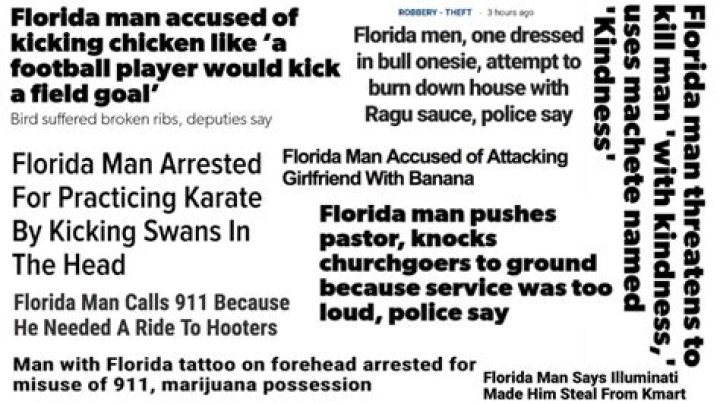Funny Florida Man Headlines 2021: A Comprehensive Guide To The Weirdest News