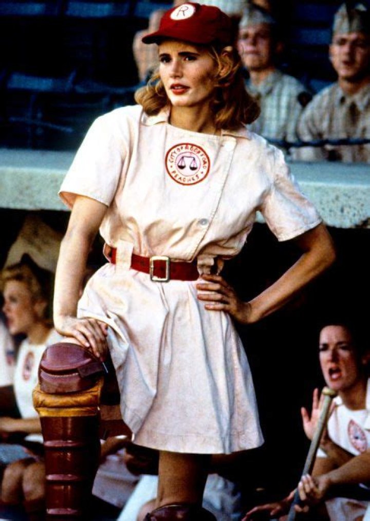 Geena Davis, 57, Wears A League of Their Own Uniform