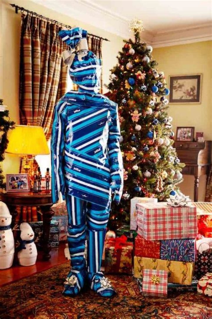 The Intriguing Concept Of A Gift Wrapped Person