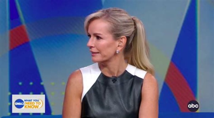 GMA's Dr Jen Ashton stuns in tight leather top on morning show after showing off incredible figure in white swimsuit